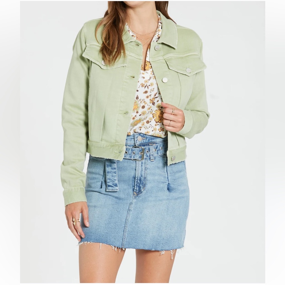 Dear John Jenna Twill Pistachio Green Jacket Size S